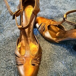 BCBGirls Metallic Bronze Heels